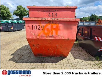 Skip bin Absetzcontainer ca. 3m³ mit Deckel: picture 2