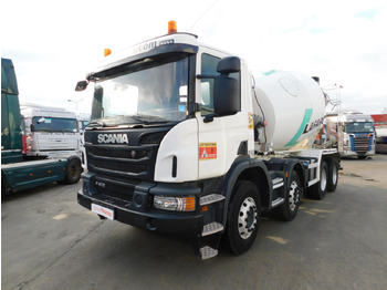 Concrete mixer truck SCANIA P 410