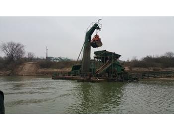 Amphibious excavator