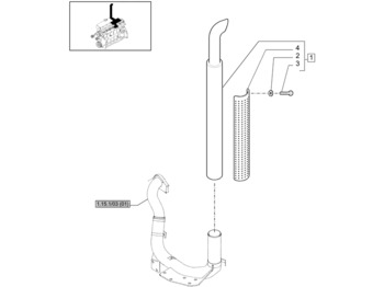 Muffler NEW HOLLAND