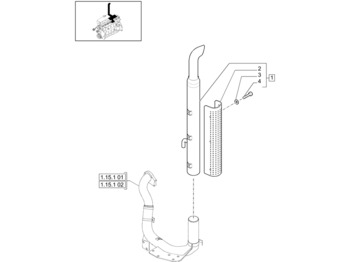 Muffler NEW HOLLAND