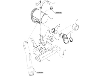 Muffler NEW HOLLAND