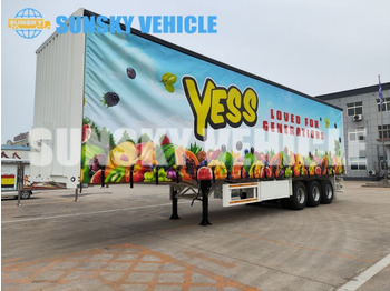 Curtainsider semi-trailer