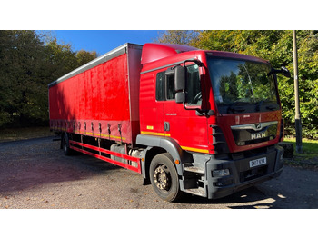 Curtain side truck MAN TGM 18.250