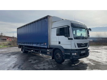 Curtain side truck MAN TGM 18.250