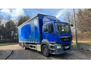 Curtain side truck MAN TGS 26.360