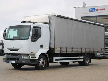 Curtain side truck RENAULT Midlum 270