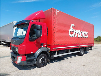 Curtain side truck VOLVO FL 210