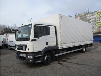 Curtain side truck MAN TGL 12.220