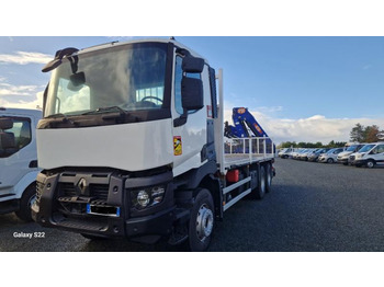 Dropside/ Flatbed truck RENAULT C 480