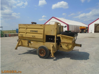 Stationary concrete pump