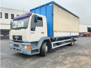 Curtain side truck MAN L2000