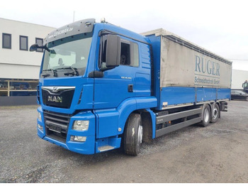 Curtain side truck MAN TGS 26.360