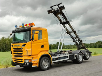 Skip loader truck SCANIA R 500