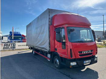 Curtain side truck Iveco EuroCargo 75E16 valník: picture 2