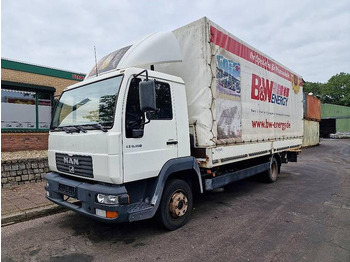 Curtain side truck MAN L2000