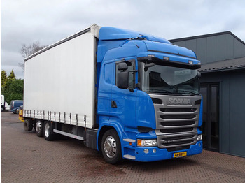 Curtain side truck SCANIA R 410