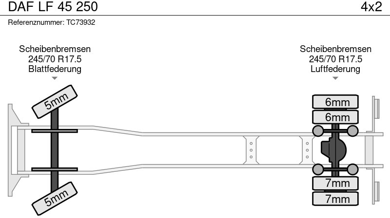 Box truck DAF LF 45 250: picture 7