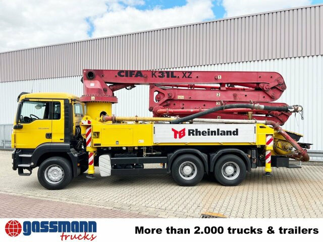 Concrete pump truck MAN TGS 33.440 6X4 BB, Betonpumpe CIFA K31L XZ, 31m: picture 15