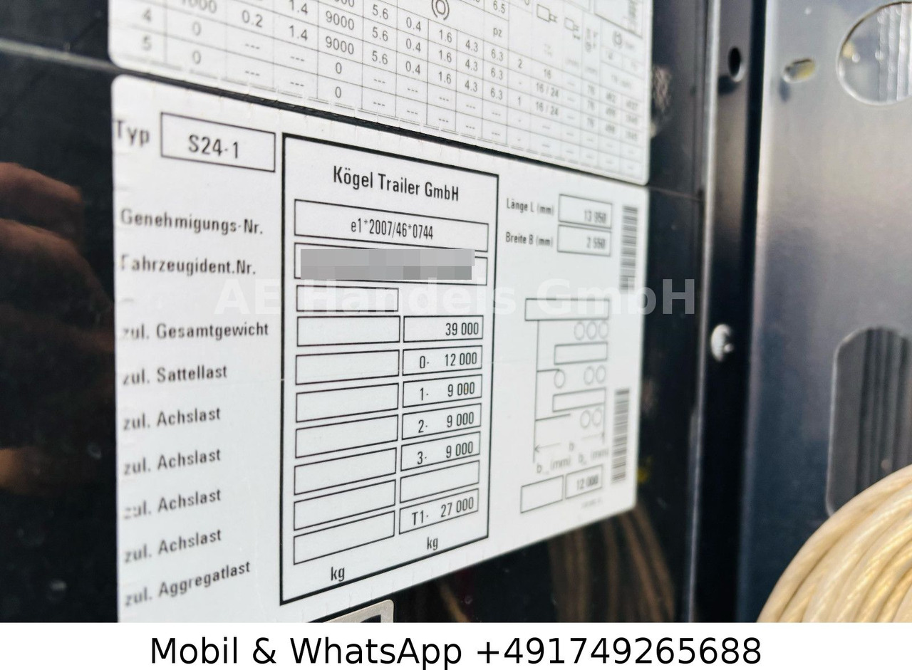 Leasing of  Kögel S 24-1 Coilmulde *LBW/1.+3.Lift/Tautliner/Edscha Kögel S 24-1 Coilmulde *LBW/1.+3.Lift/Tautliner/Edscha: picture 16