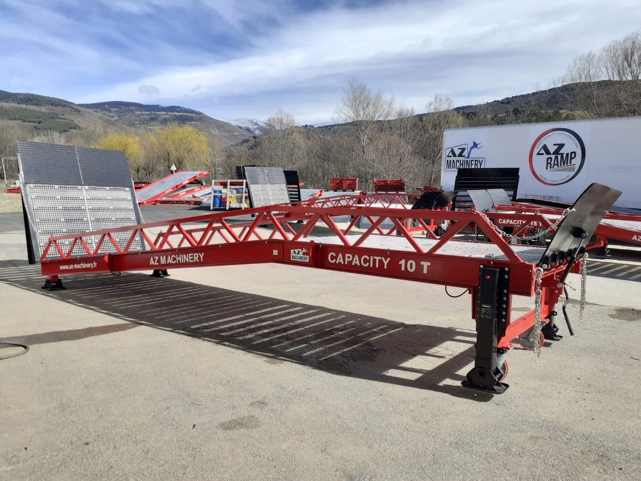 New Loading ramp AZ RAMP STAR- 8T mobile loading ramp: picture 15