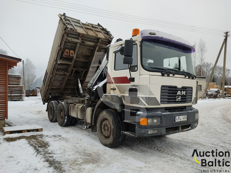 Tipper, Crane truck MAN 33.414 DFC: picture 6