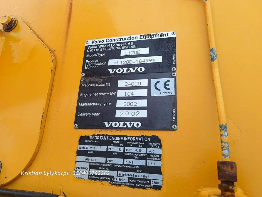 Leasing of Volvo L120E  Volvo L120E: picture 10