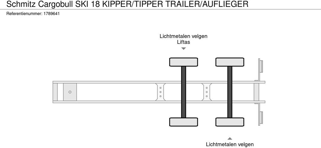 Tipper semi-trailer Schmitz Cargobull SKI 18 KIPPER/TIPPER TRAILER/AUFLIEGER: picture 15