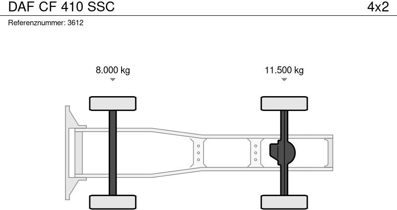 Tractor unit DAF CF 410 SSC: picture 17