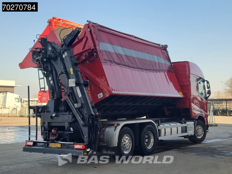 Tipper, Crane truck Volvo FH 460 6X2 28m3 Alu side tipper Penz 12Z7.90 Kran VEB+ Standklima Euro 6: picture 8