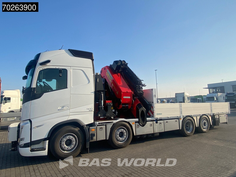 New Dropside/ Flatbed truck, Crane truck Volvo FH 500 8X2 Palfinger PK110002 SH Crane + Fly-Jib Winch VEB+ Euro 6: picture 6