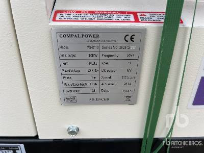 New Generator set COMPAL VG-R110 10 kW / 11 KVA (Unused): picture 10