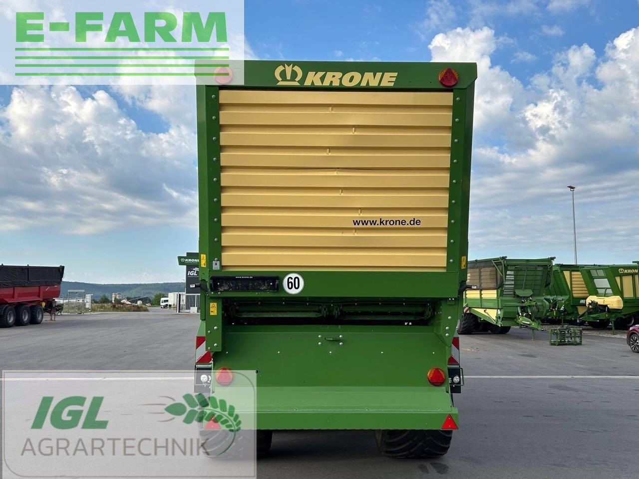 Farm tipping trailer/ Dumper Krone tx 560: picture 6