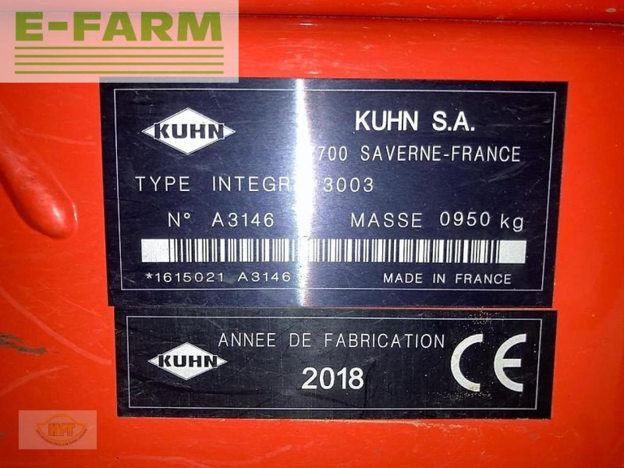 Combine seed drill Kuhn integra 3003 sd: picture 8