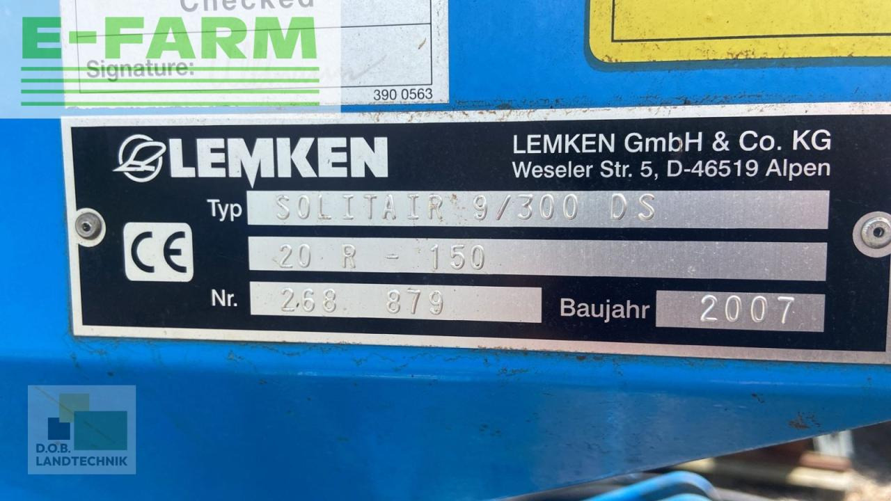 Combine seed drill Lemken solitair 9/300: picture 6